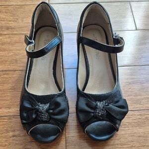 Dream Pairs Black Peep-Toe Mary Jane Shoes